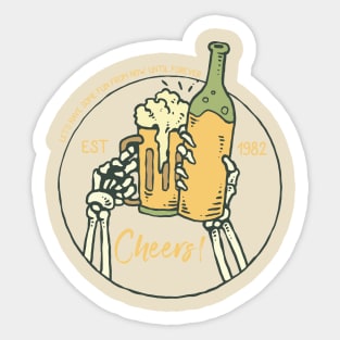 Cheers Sticker